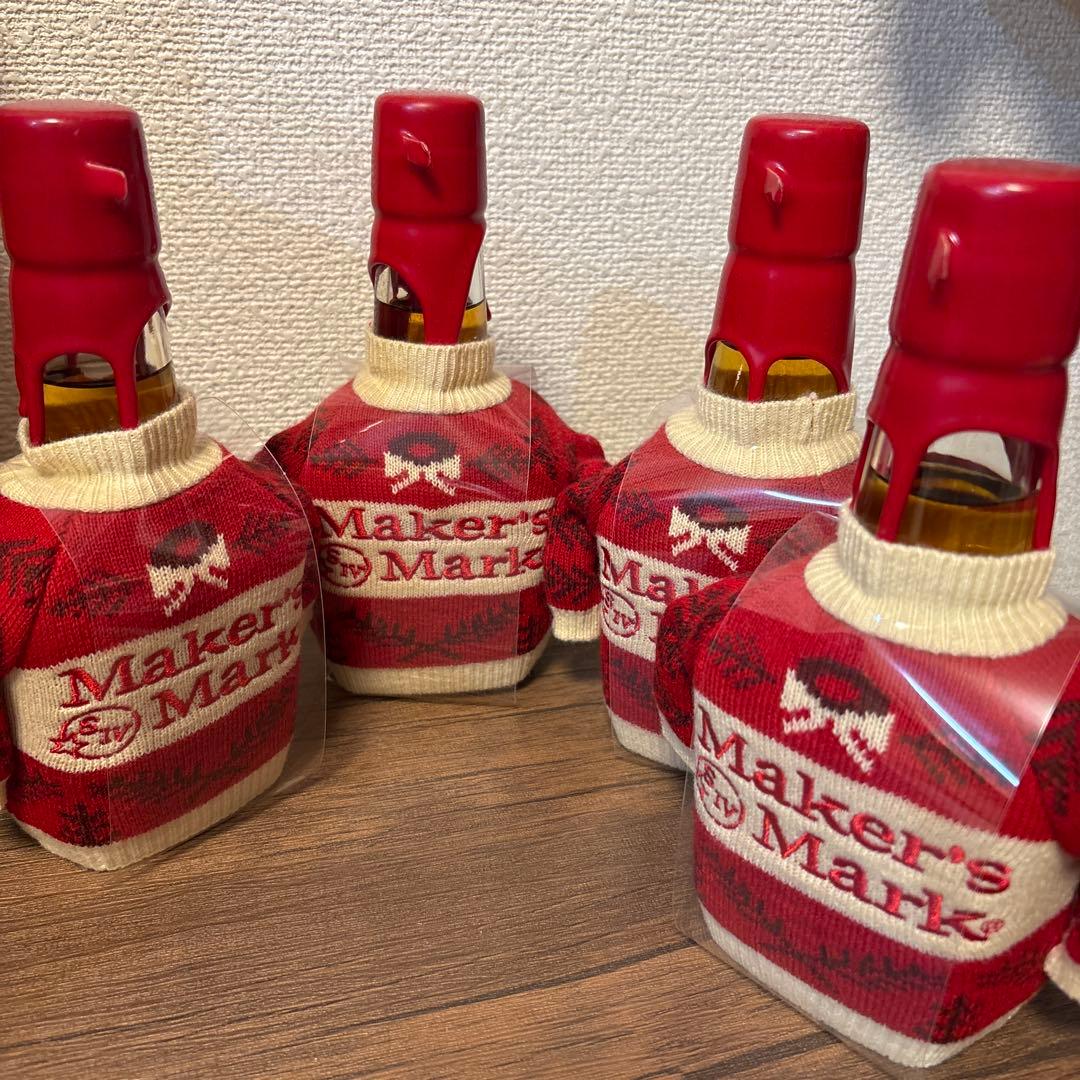 メーカーズマーク　セーター付き　4本セット