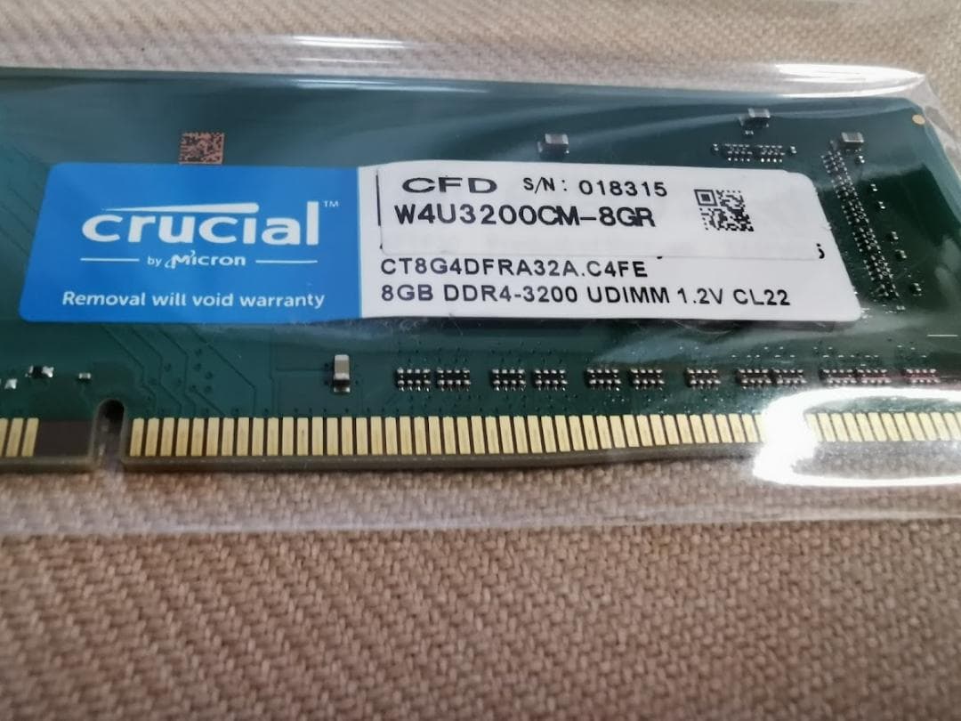 Crucial DDR4-3200 8GB×2枚
