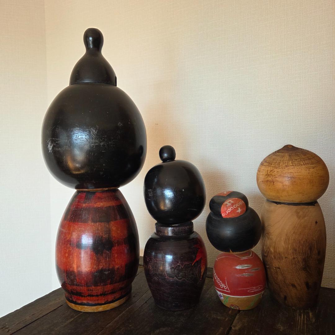 創作こけし 女の子こけし 人形 KOKESHI DOLL どんこわらし他セット