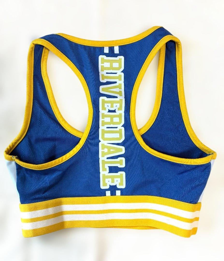 DALE チアリーディングウェア 上下セット ボンボン リボン