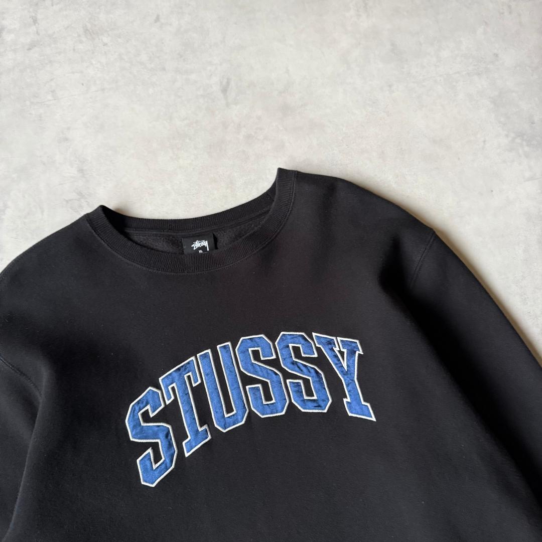 STUSSY スウェット ブラック 黒 XLサイズ ステューシー トレーナー