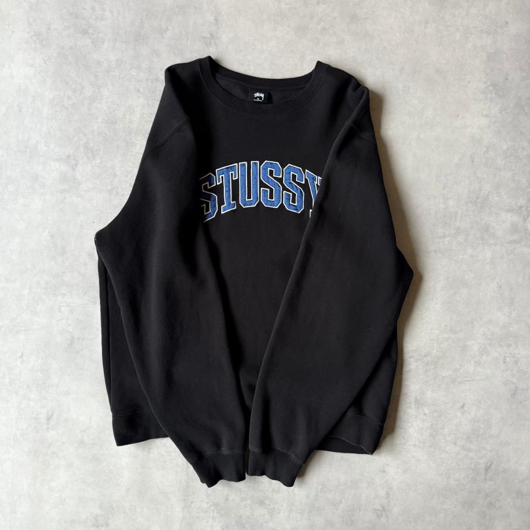 STUSSY スウェット ブラック 黒 XLサイズ ステューシー トレーナー
