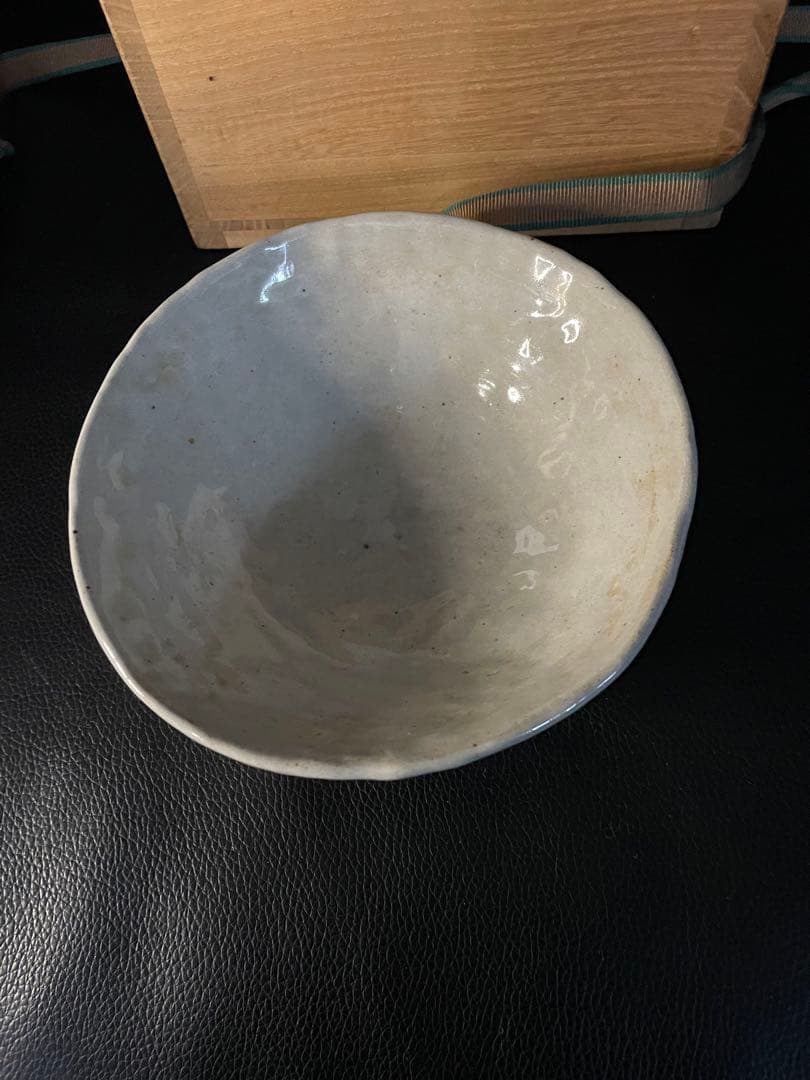 蓮月焼　自詠　和歌彫文　茶碗　大田垣蓮月　抹茶碗　茶道具　共箱