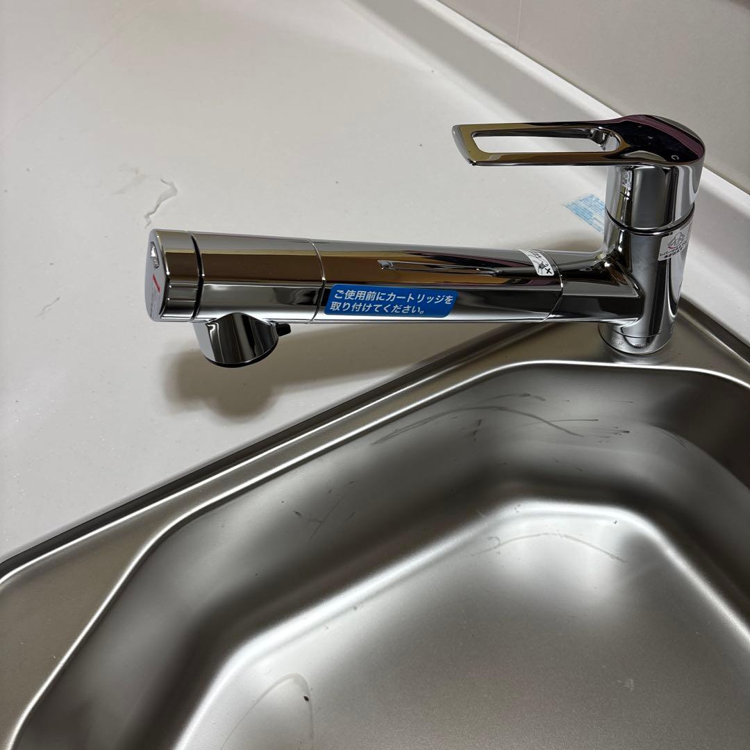 ステンレス製クロムメッキ浄水器