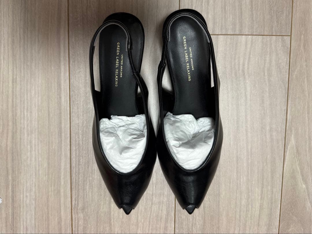 【まぁ様】ポインテッド オープントゥ(4cmヒール)