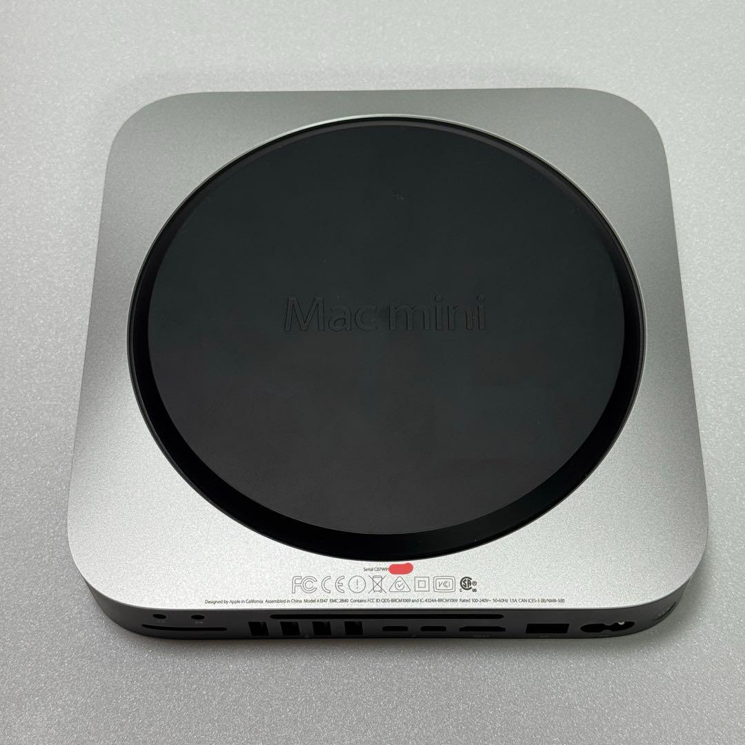 Macデスクトップ Mac mini Late 2014 (1.4GHz/4GB/SSD256GB)