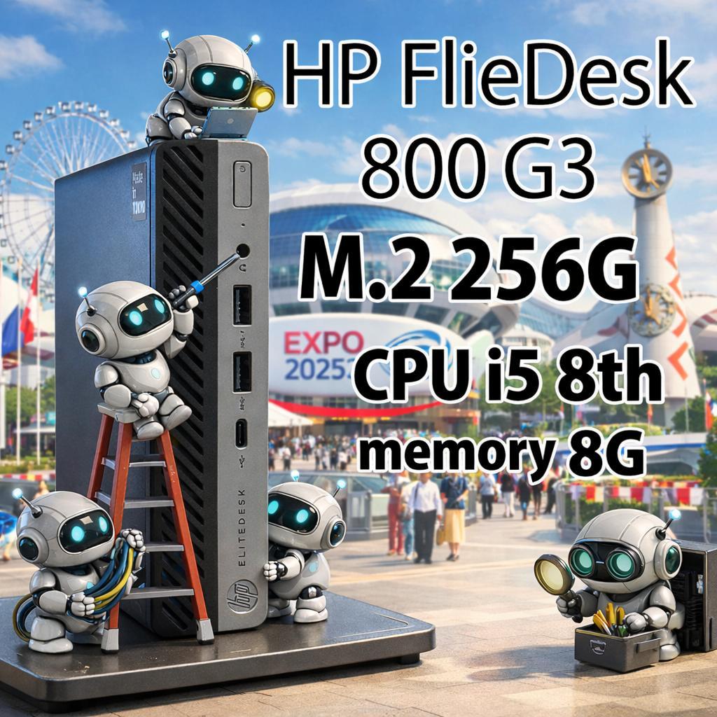 HP FlieDesk 800 G3 ミニPC i5 8世代 SSD256GB