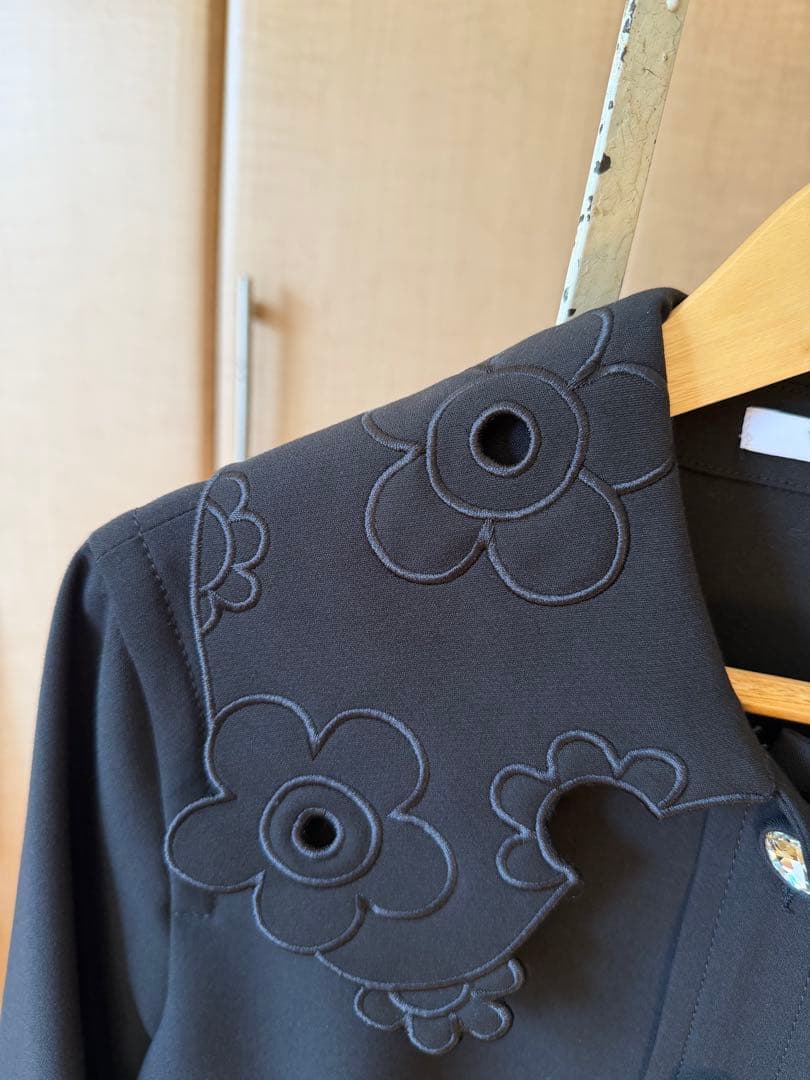 VIVETTA キラキラボタン ワンピース ブラック