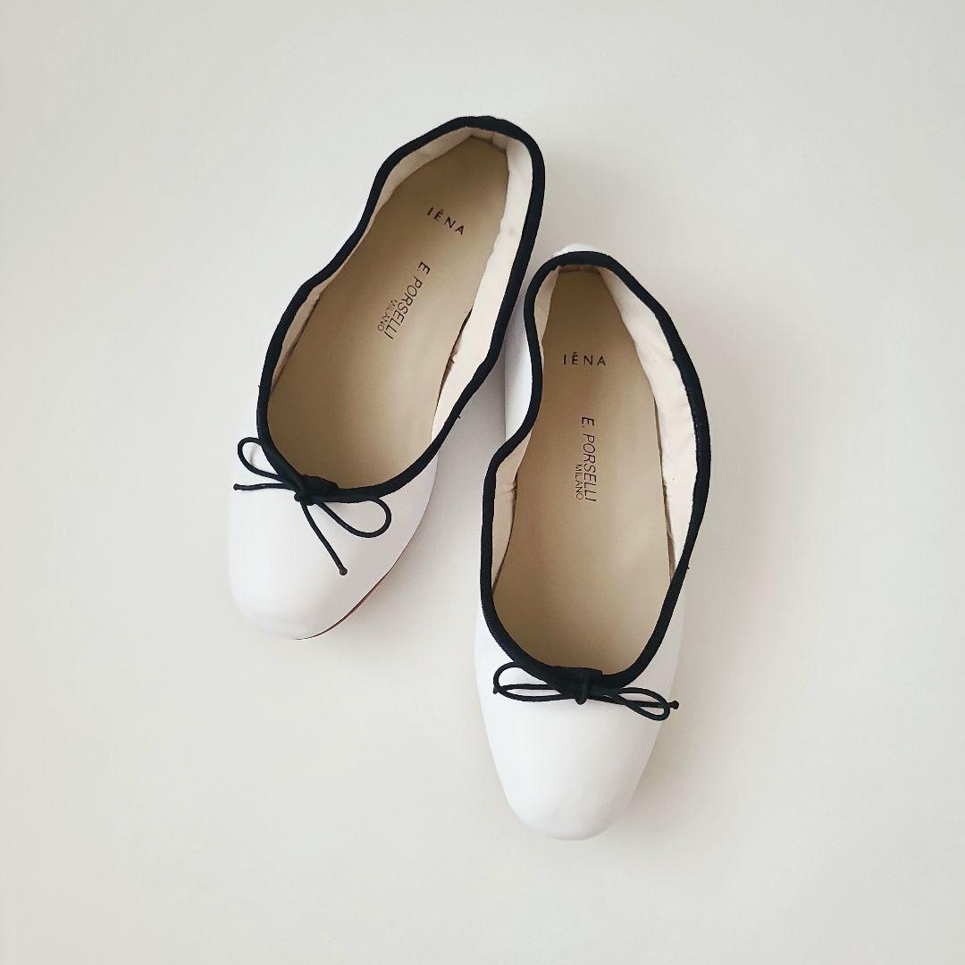 39* E.PORSELLI ポルセリ　バレエ シューズ　IENA 別注