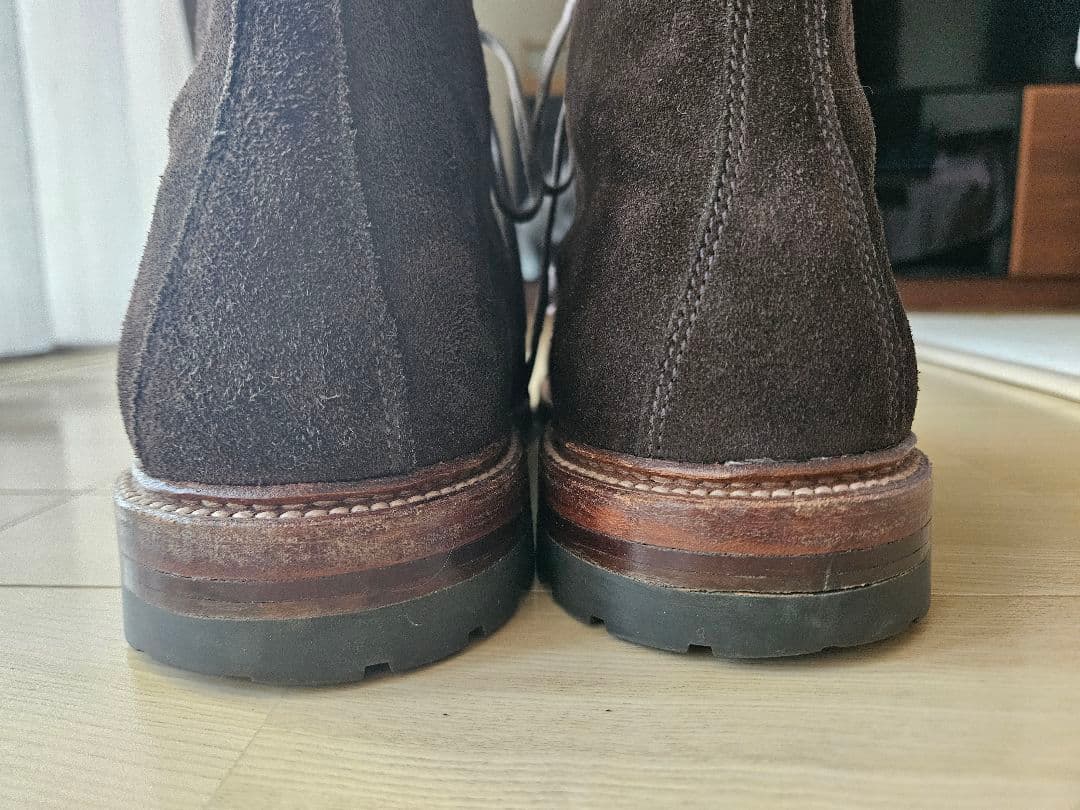 LeatherSoul別注 Alden タンカーブーツ 8D スエード