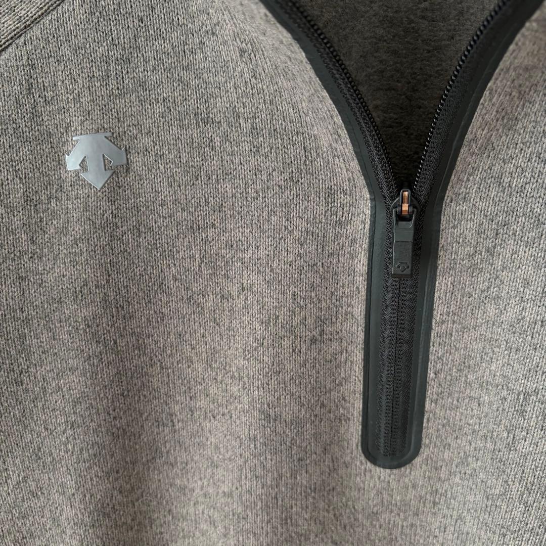 美品 DESCENTE GOLF ハーフジップニット×フリースプルオーバー