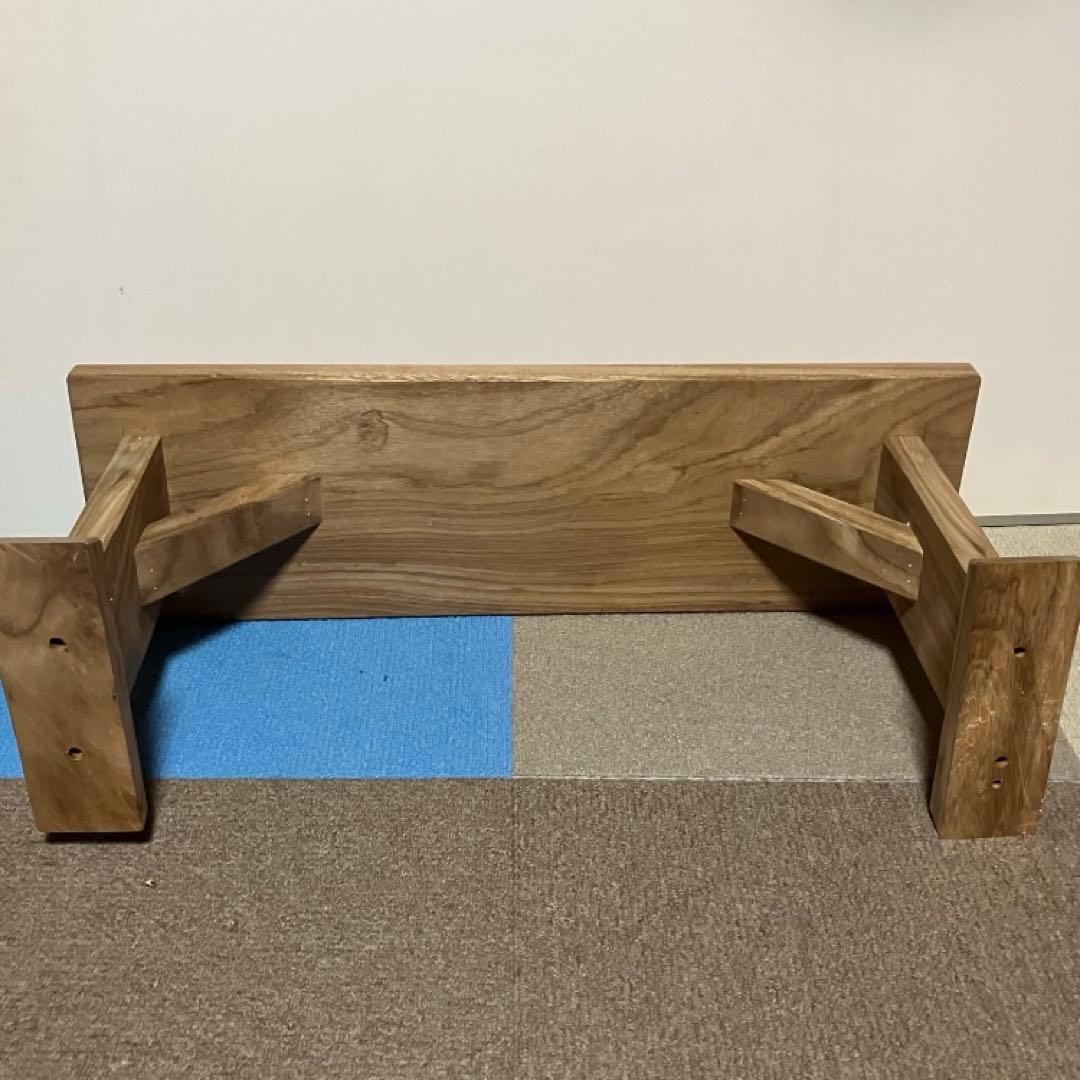 ケヤキのベンチ　一枚モノ