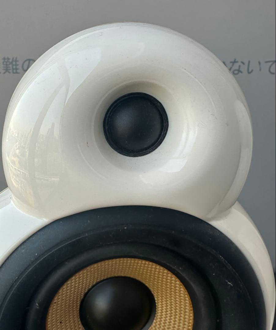 スキャンダイナ ミニポッド スピーカー ペア ホワイト ブルールーム デンマーク