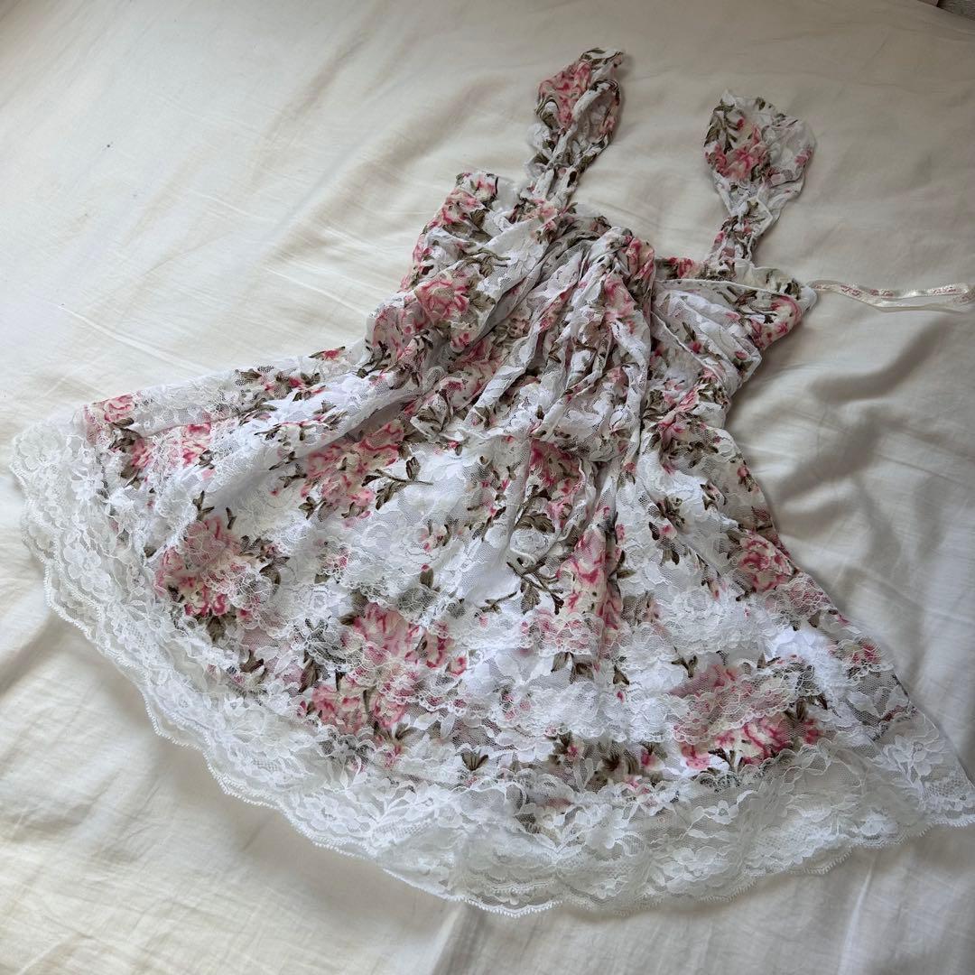 LIZ LISA トップス　キャミソール　花柄　レース　リズリサ 姫ギャル