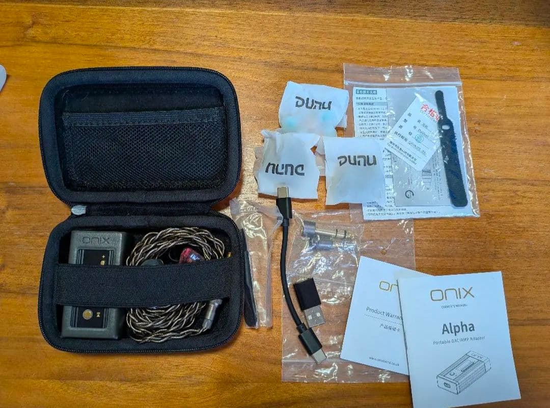 Dunu Davinci onix alpha xi1セット