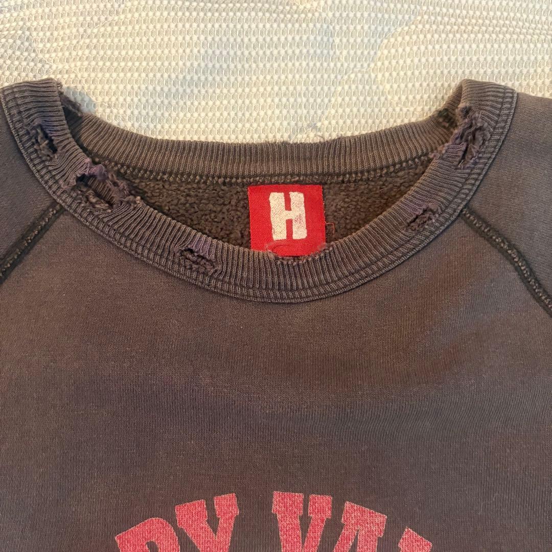 90s old HYSTERIC GLAMOUR ダメージ加工スウェット希少タグ