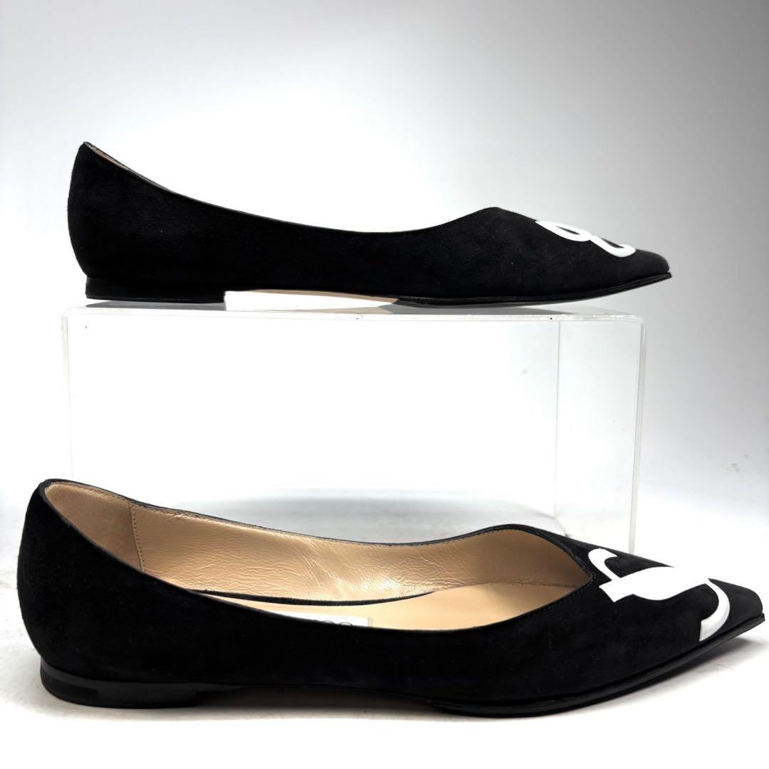 JIMMY CHOO ジミーチュウ　フラットシューズ　スエード　JC 35