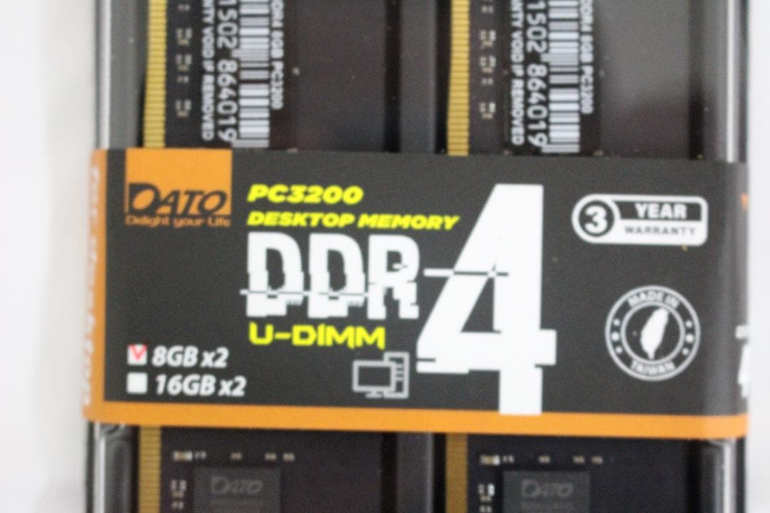 【新品未開封】DATO DDR4-3200 16GB 8GBx2枚 ②
