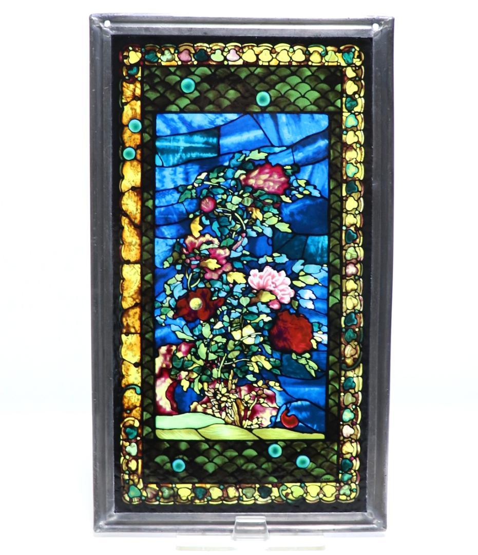 ジョン・ラファージ ヴィンテージステンドグラス メトロポリタン美術館 牡丹の花