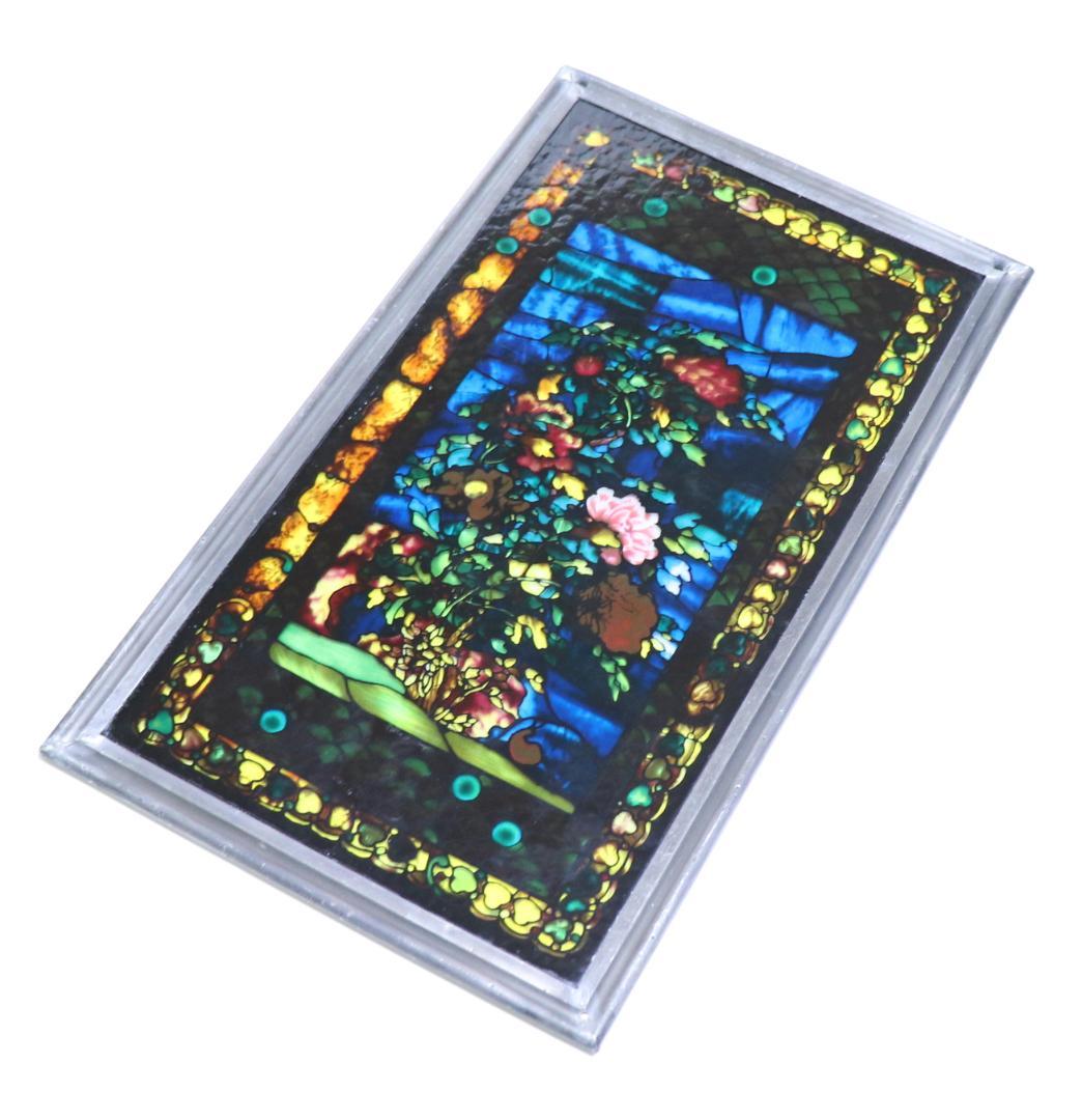 ジョン・ラファージ ヴィンテージステンドグラス メトロポリタン美術館 牡丹の花