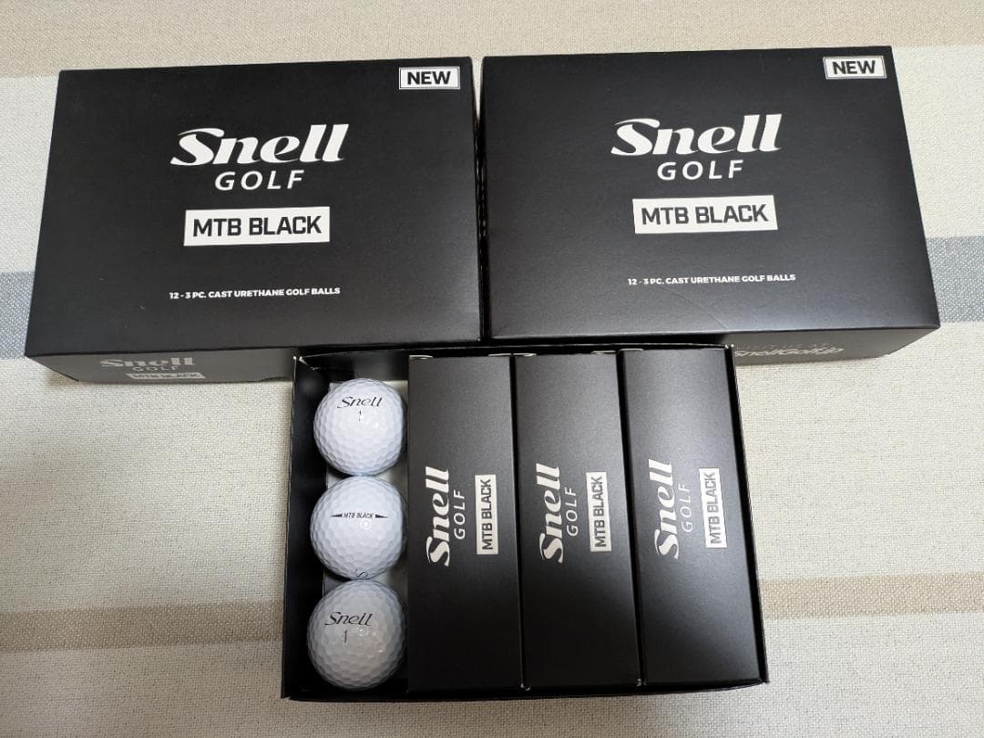 snell MTB BLACK ゴルフボール 3ダース（36球）