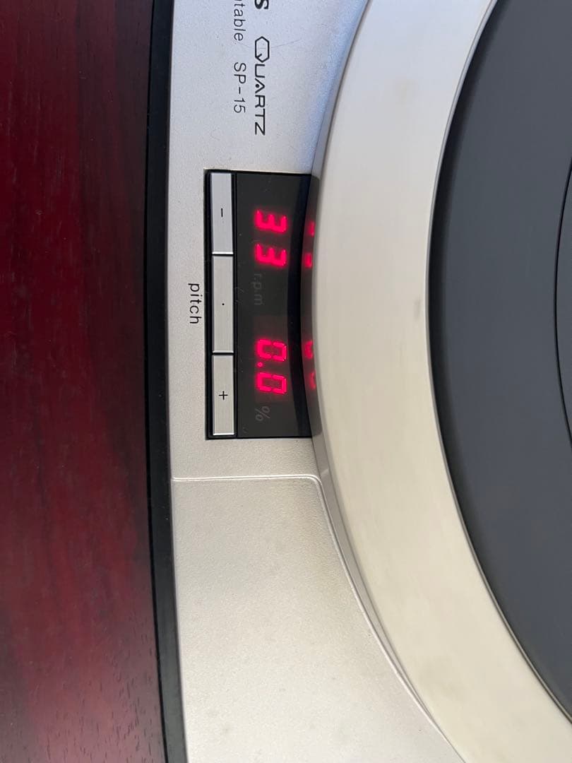 Technics テクニクス　SP15 ターンテーブル DJ　デジタルピッチ