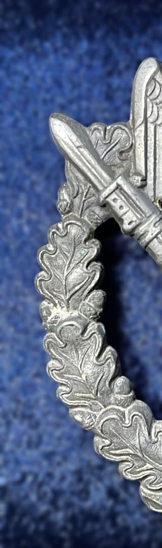 WW2　ドイツ軍　実物　歩兵突撃章　銀章