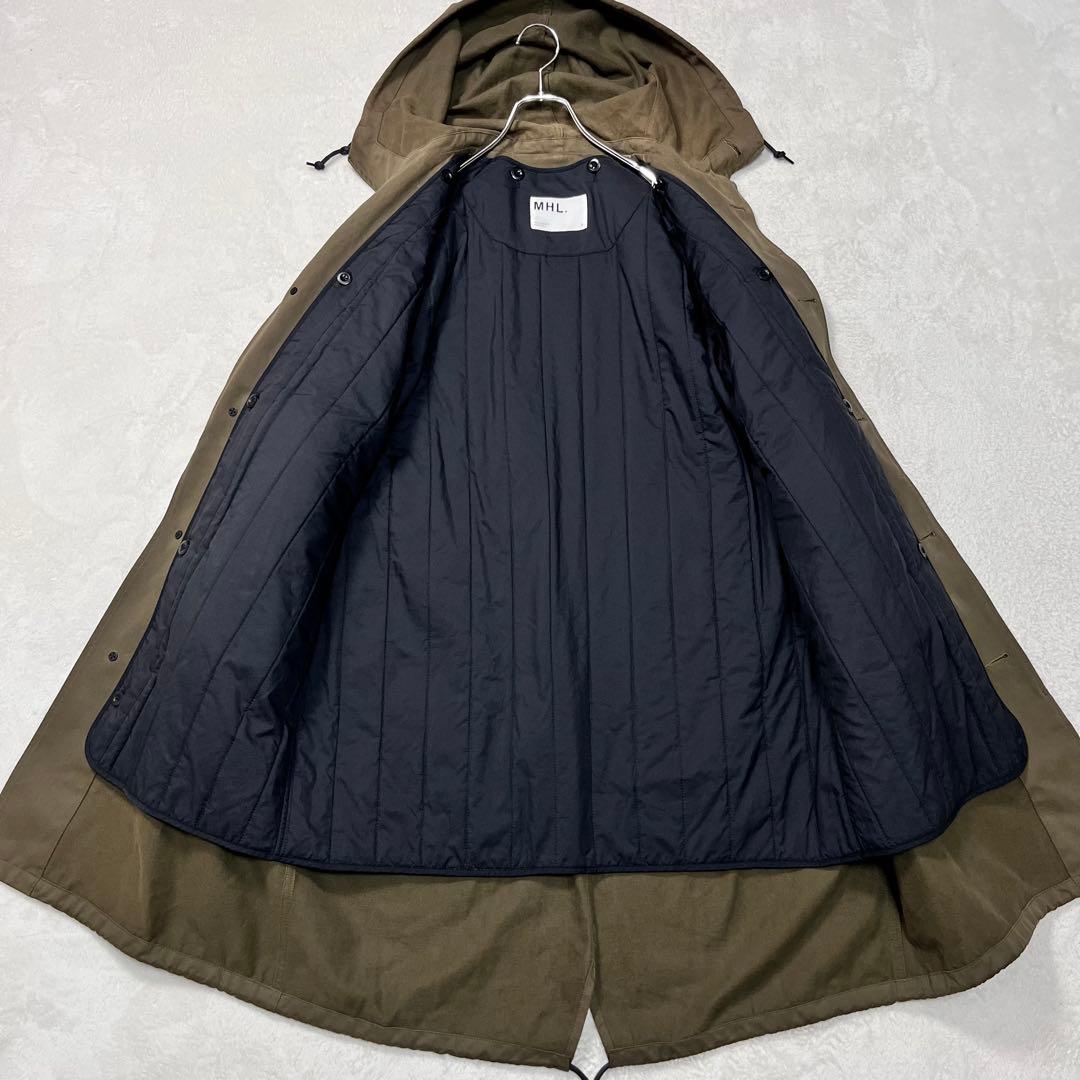 『MHL.』モッズコート ライナー脱着可 ドローコード マーガレットハウエル