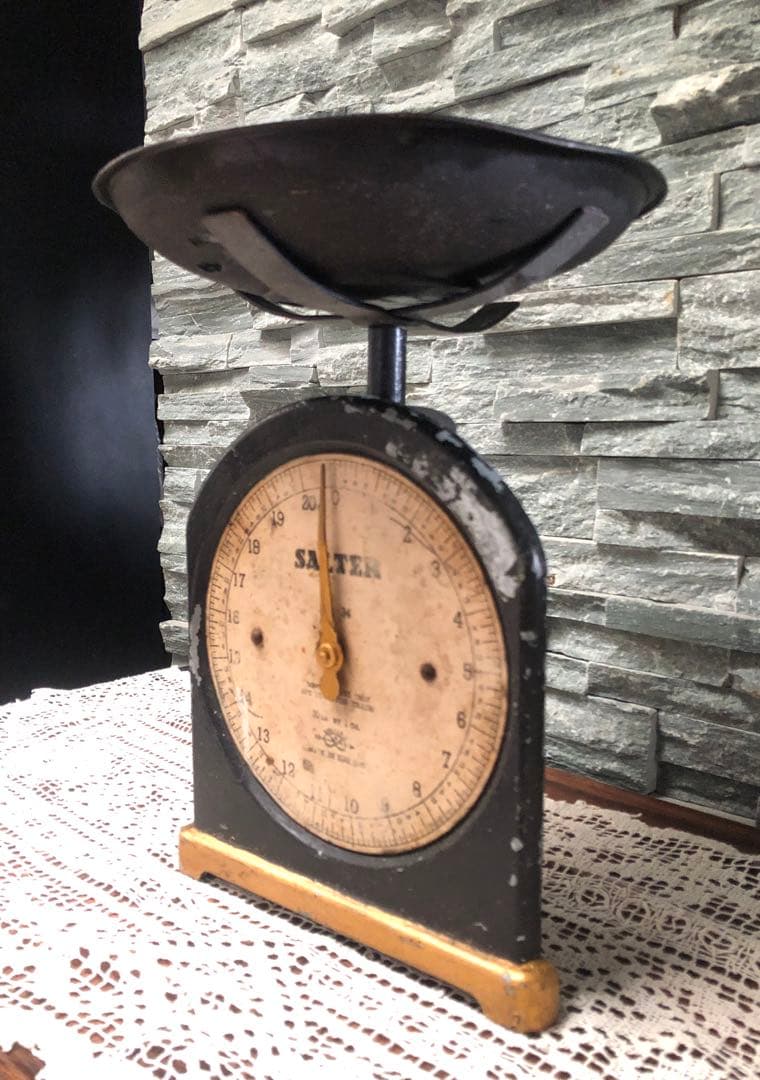 イギリスアンティーク★SALTER No. 34 アナログスケール★キッチン秤