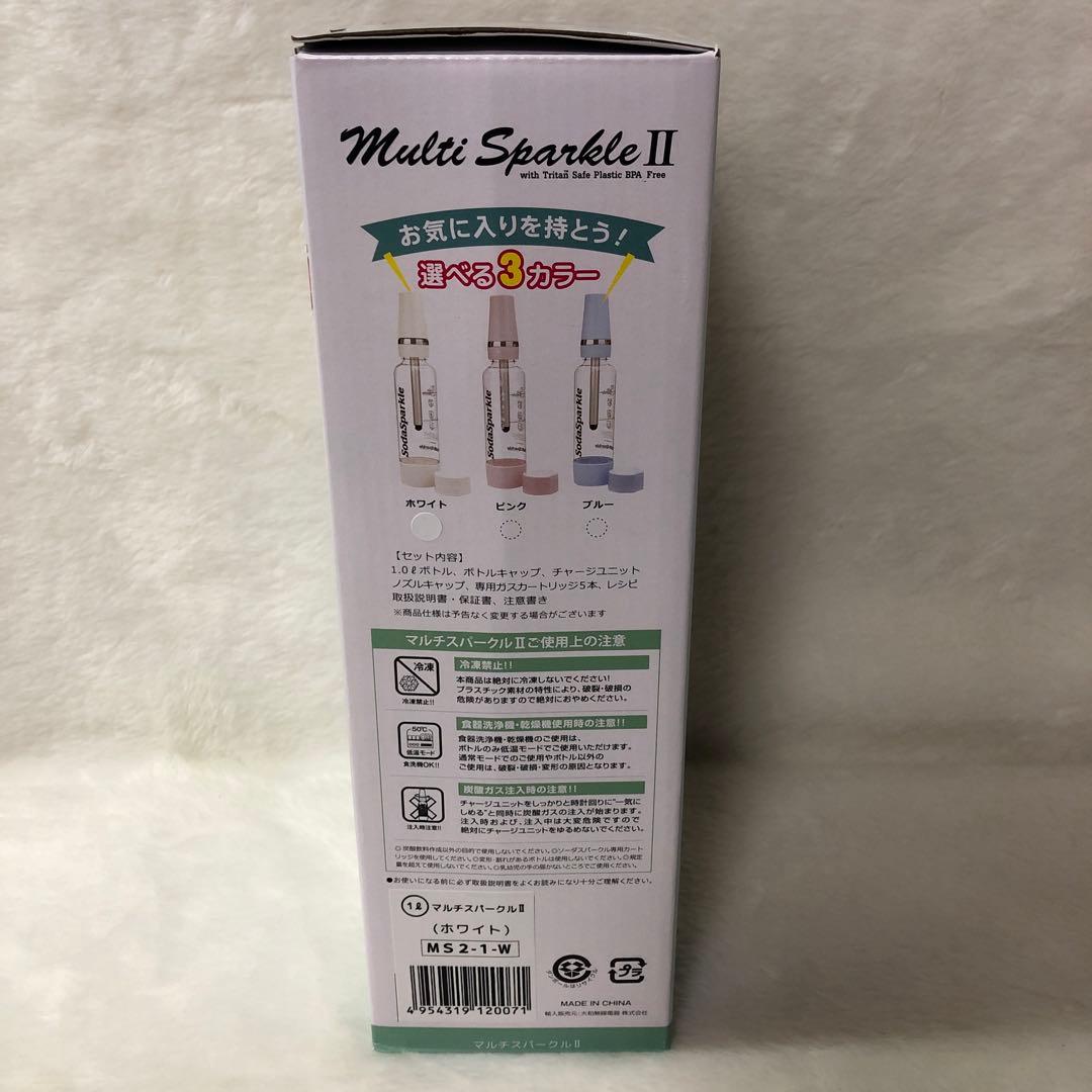 ソーダスパークル(マルチスパークルII)+ガスカートリッジ29本セット　ホワイト