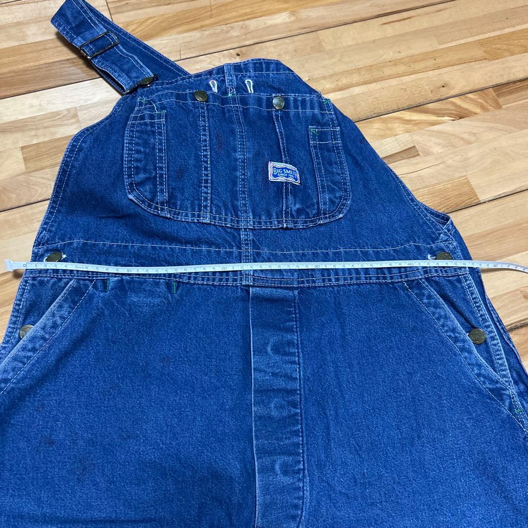 60〜70s ＵＳＡ製BIG SMITH デニムオーバーオール ＬＬサイズ