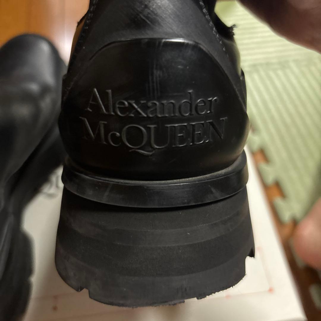 Alexander McQueen ブラック サイドゴアブーツ
