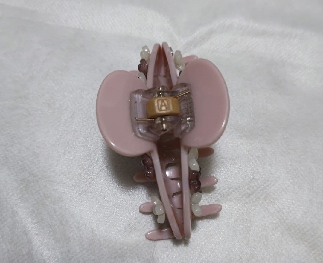 アレクサンドルドゥパリ 花飾り付きバンスクリップ