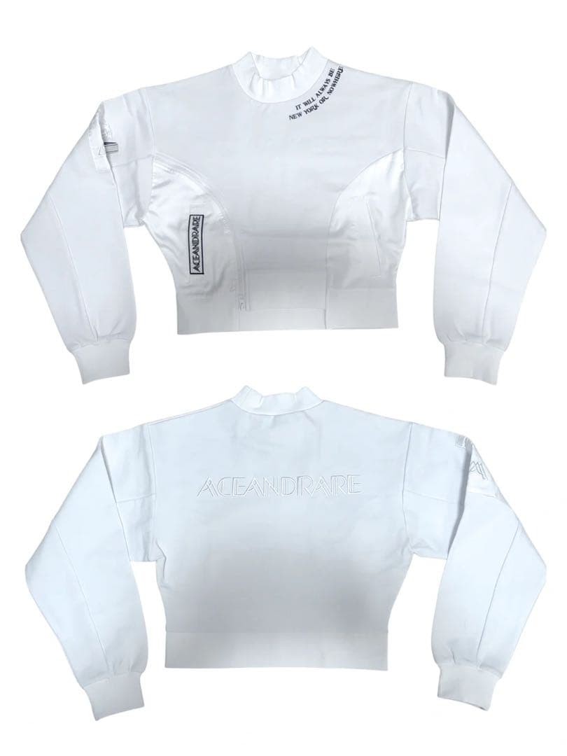 DUMBO WORK POCKET TOPS / WHITE ゴルフウェア