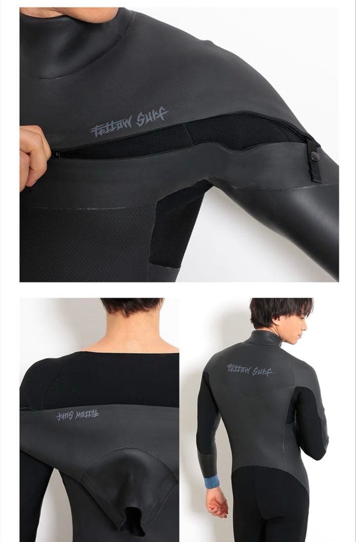 FELLOW セミドライ裏起毛 メンズ 5×3mm Lサイズ　新品タグ付き✨