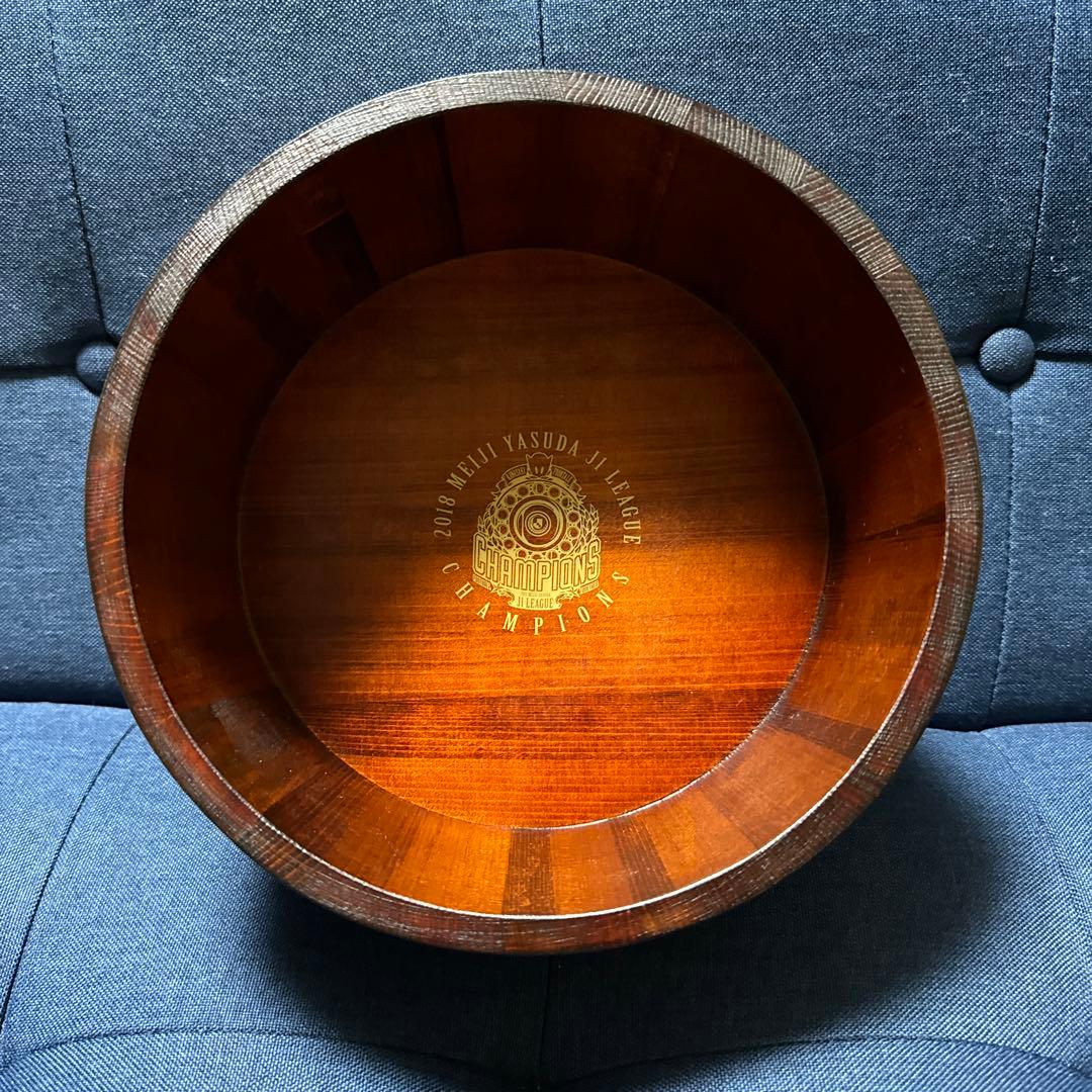 【箱付き】川崎フロンターレ2018 Ｊ１リーグ優勝記念フロ（風呂）桶　天皇杯