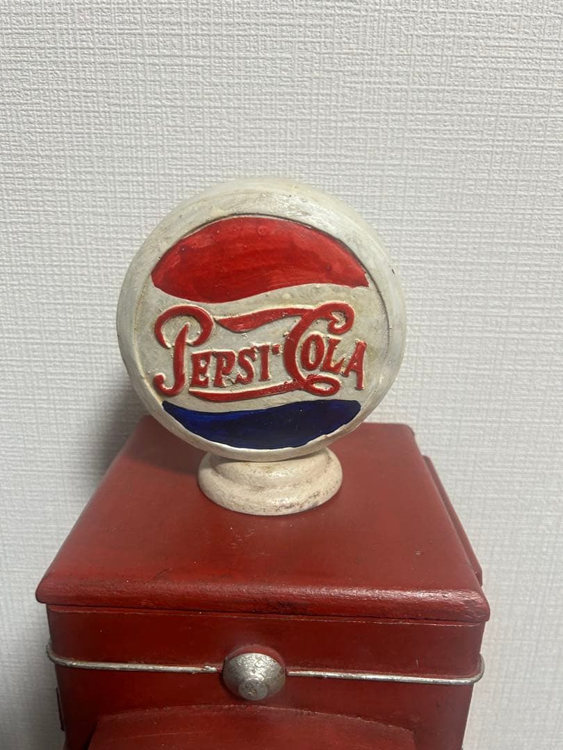 【限定デザイン】ペプシコーラ 木製3段収納棚 アメ雑風インテリア