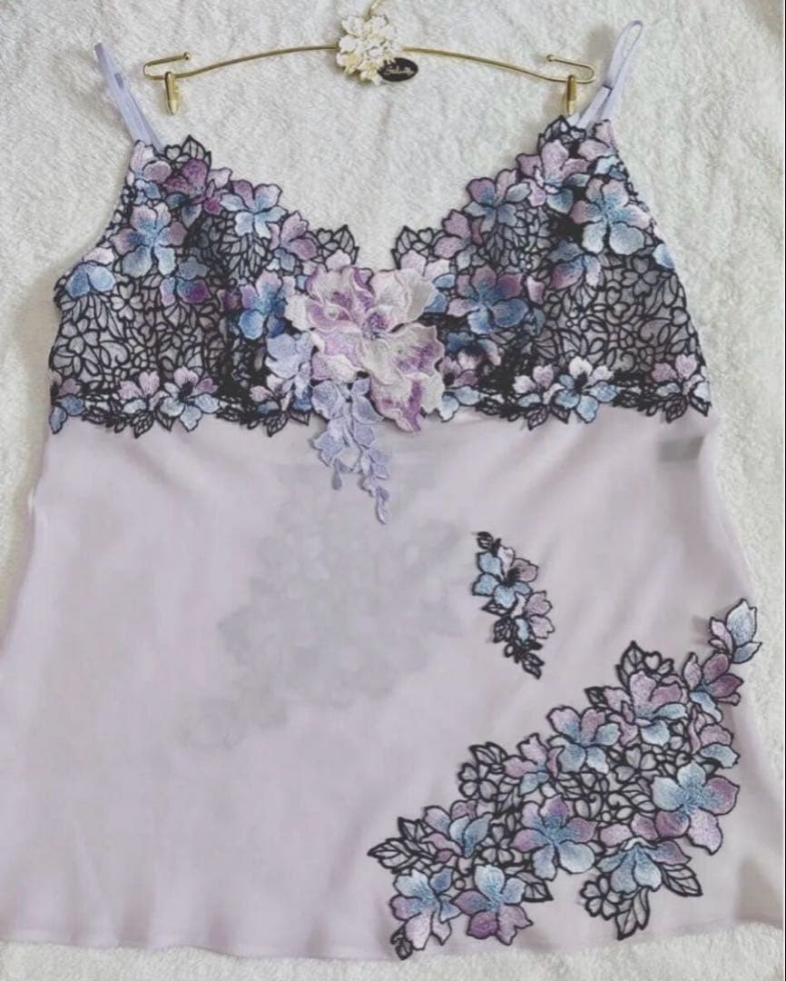 サルート 89g店舗限定 キャミソール Lあさきゆめみし 源氏物語 Wacoal