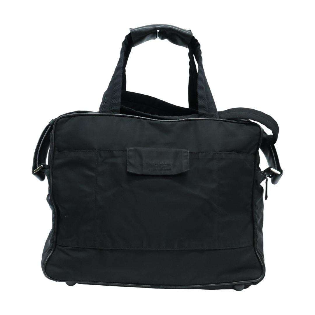 美品 PRADA プラダ 2way ビジネスバッグ 三角ロゴ 白タグ V361