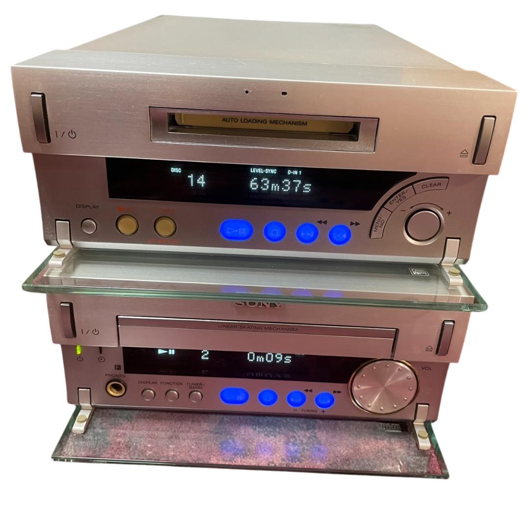 【送料無料】SONY SS-CSD1＋MDS-SD1 セット 動作品 リモコン付