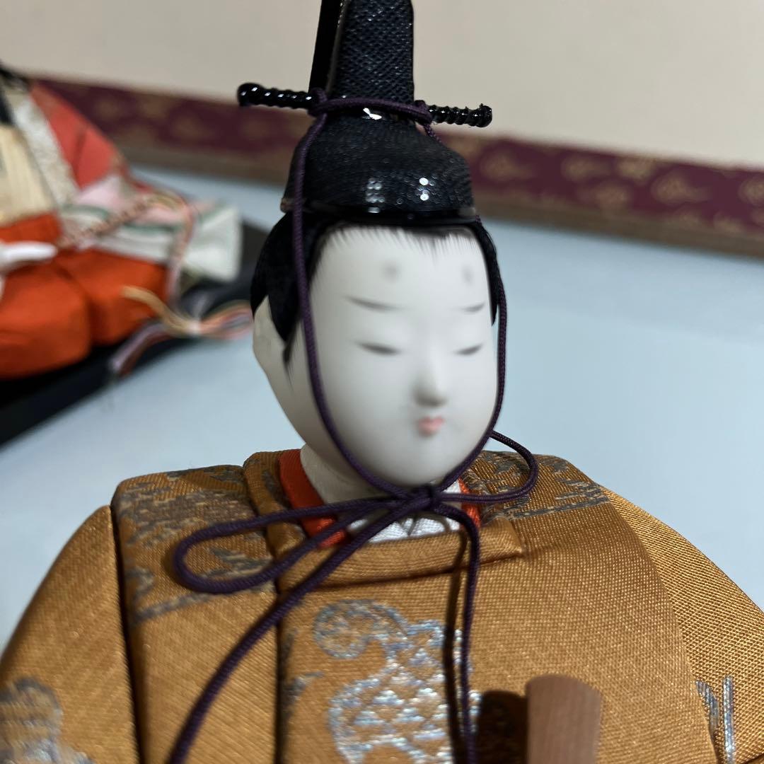 親王飾り　お雛様　木目込