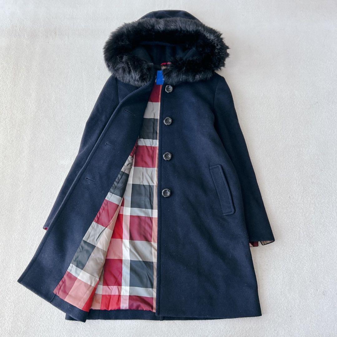 美品✨ブルーレーベルクレストブリッジ　ファーコート