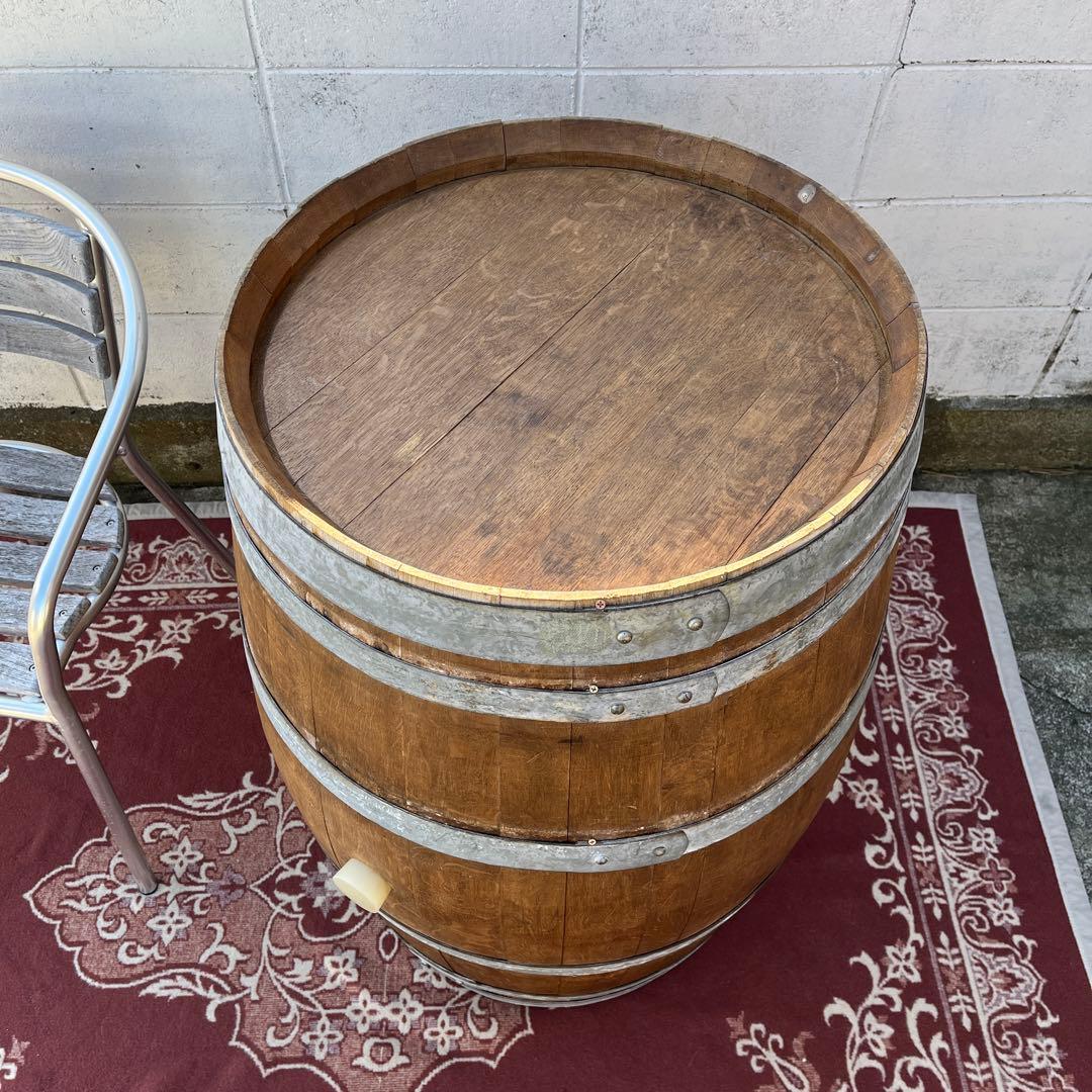 フランス製 ◾️大きなサイズ ワイン樽 店舗什器 テーブル ウイスキー樽 展示台