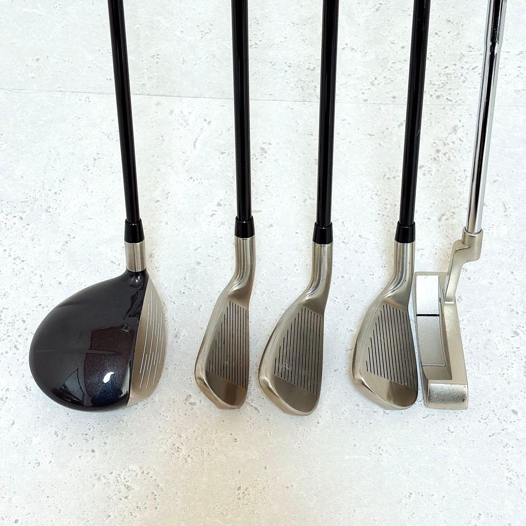 美品 テーラーメイド 320K ゴルフセット キッズ 5本 スタンド式バッグ付