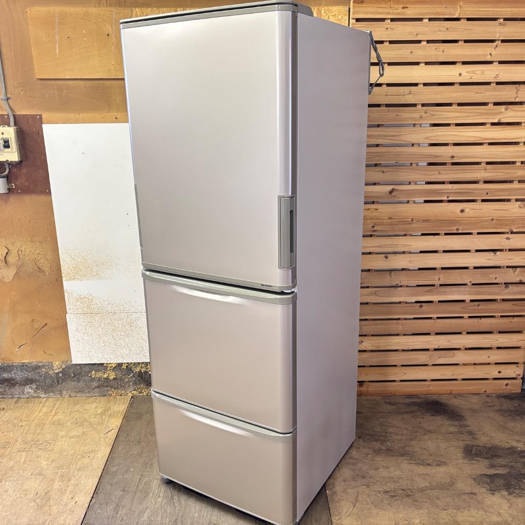 シャープ 冷蔵庫 SJ-W352D-N 両開き 350L 2018年製