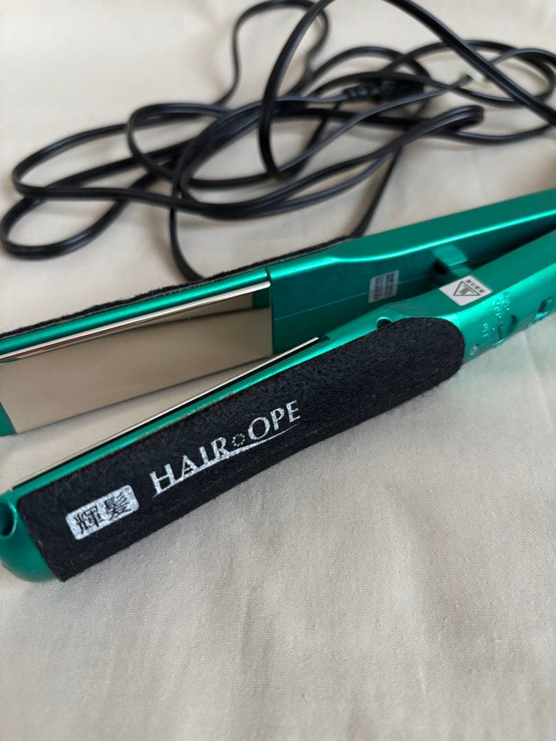 サニープレイス 輝髪 ヘアアイロン ヘアオペ MG グリーン