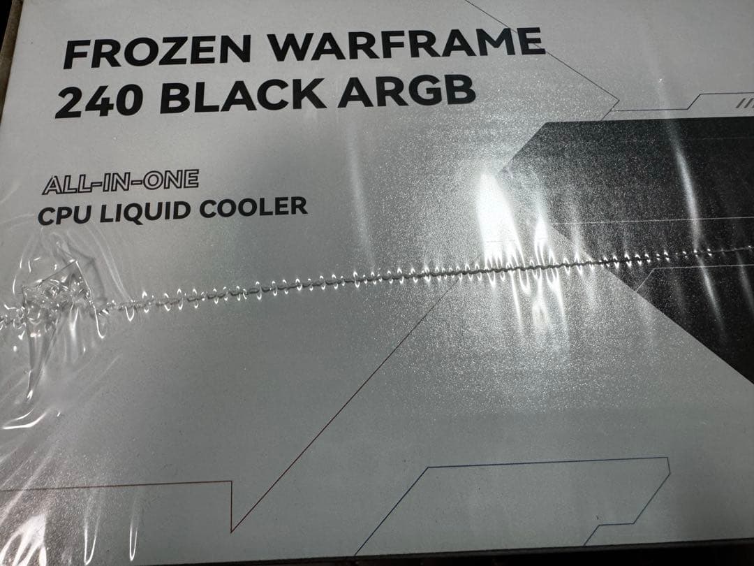 新品 温度モニター付 2連 CPU 水冷 クーラー 未開封