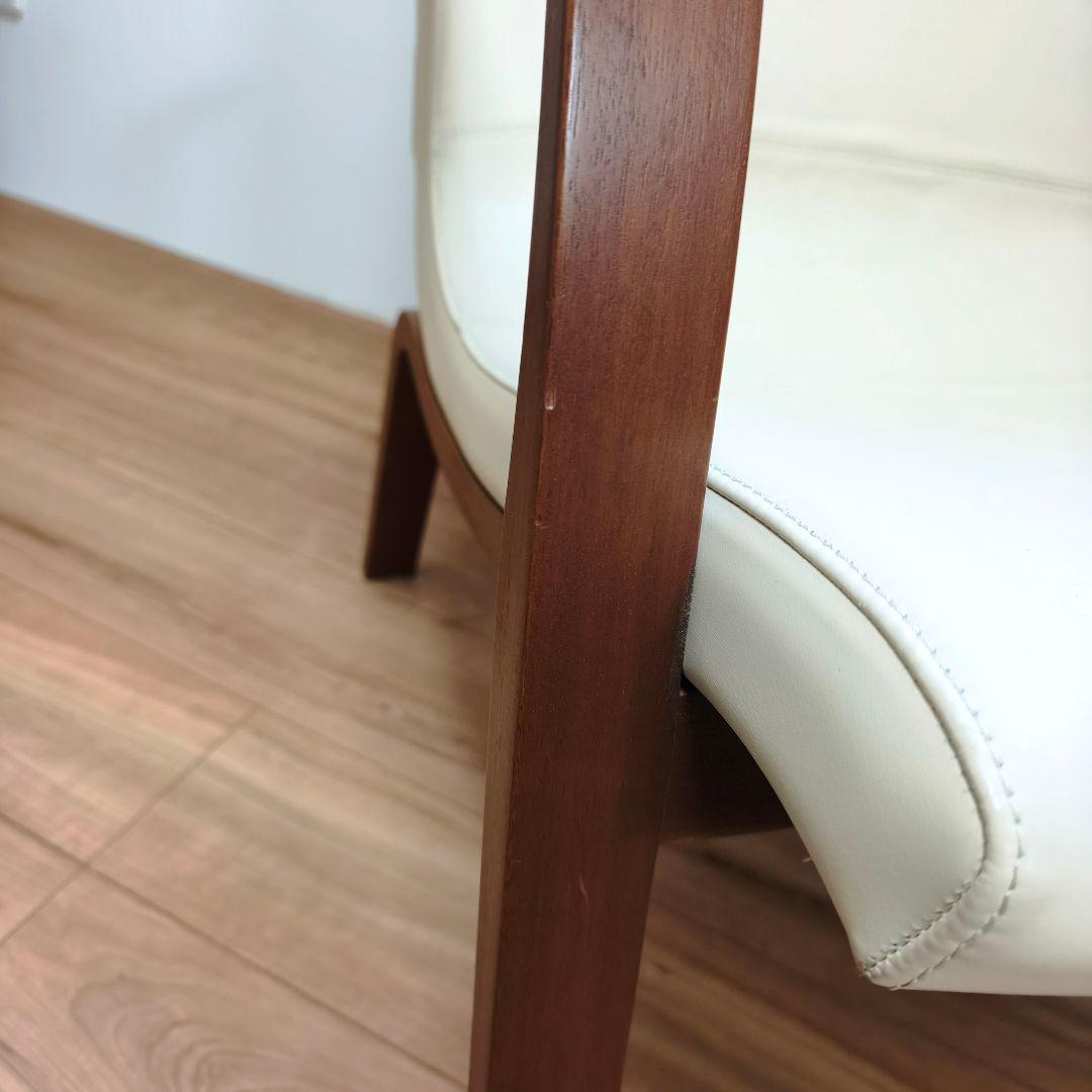 美品 カンディーハウス ライナス リビング ハイバックチェア&スツール(2/2)