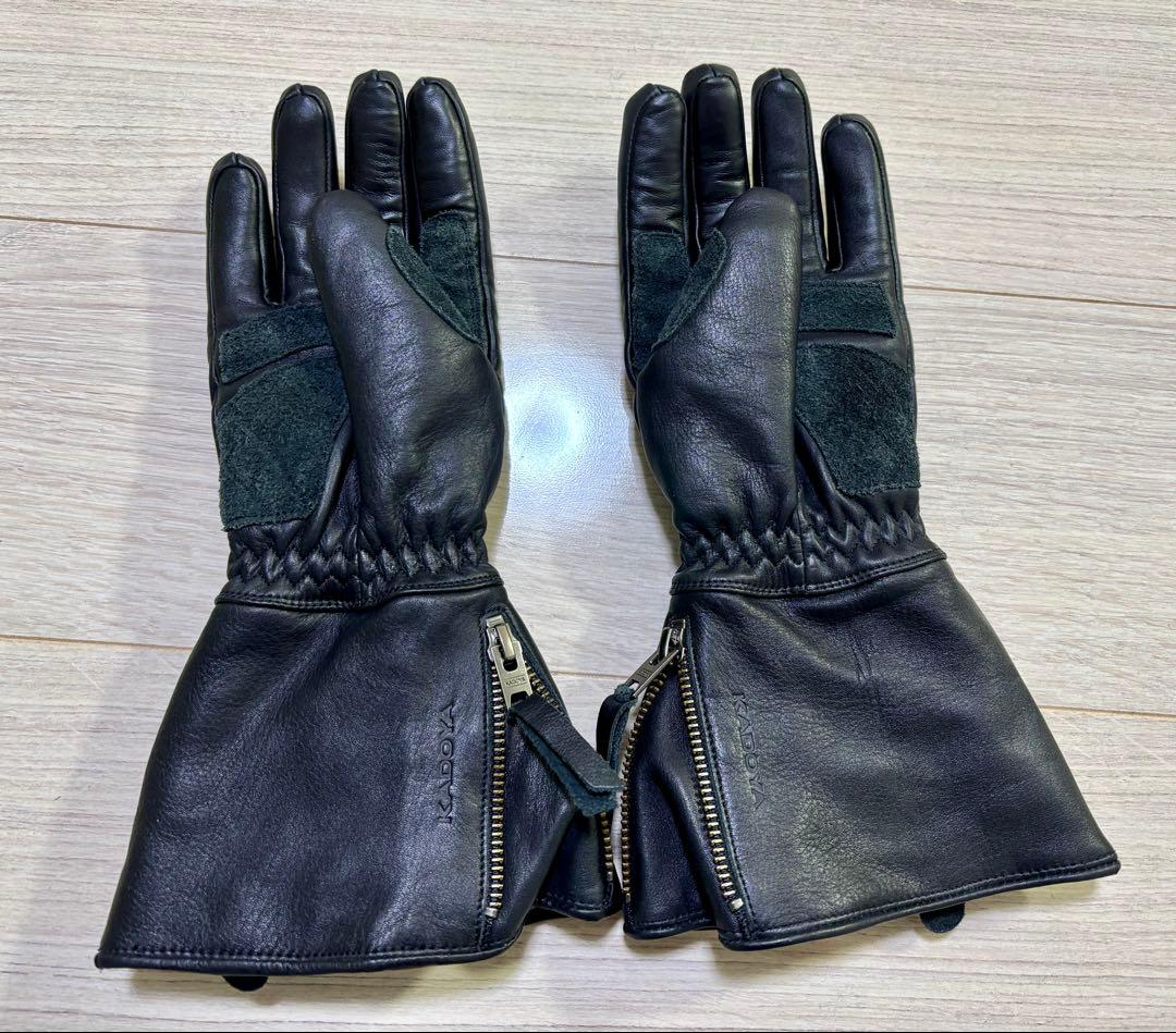 KADOYA レザー バイクグローブ ガントレット WM カドヤ