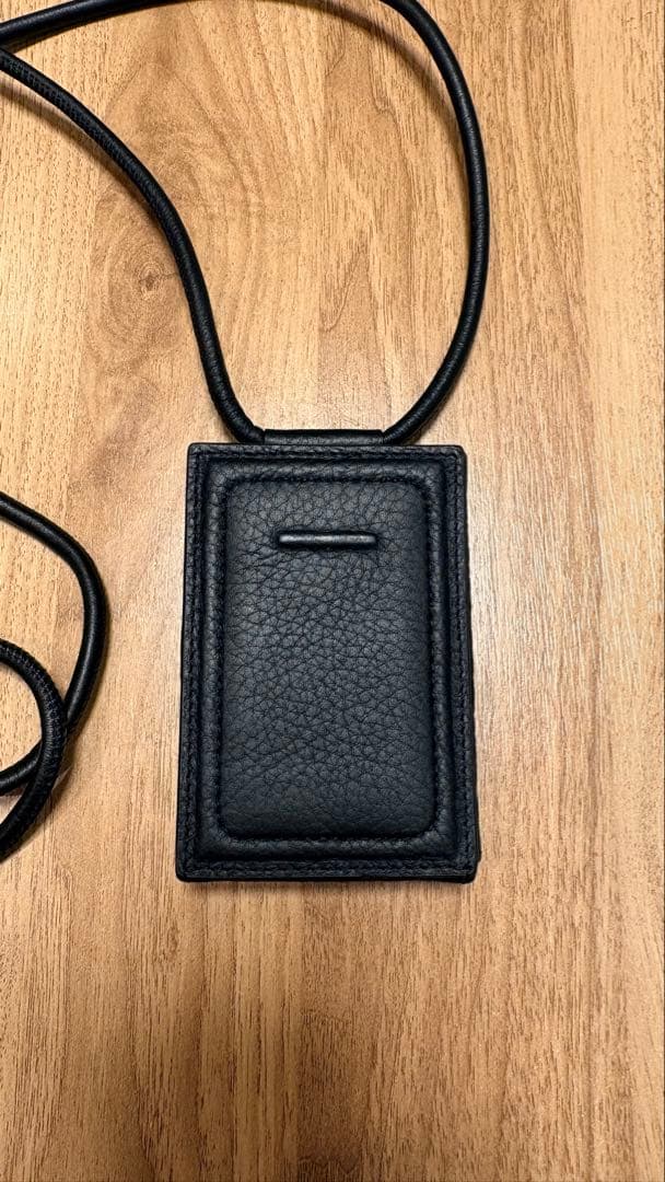 【美品】objcts.io レザーストラップ一体型ウォレット&カードケース